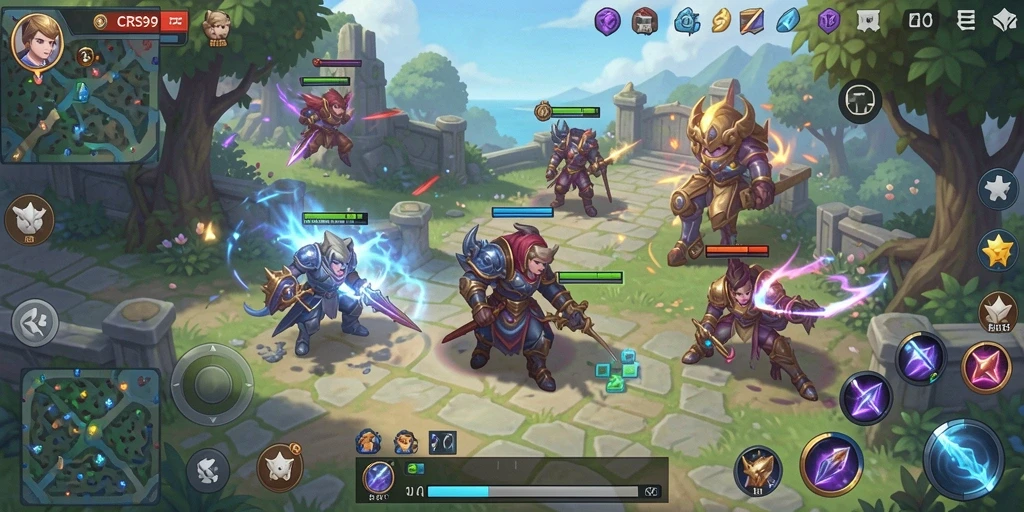 Screenshot menunjukkan aksi strategis dalam gameplay SLG yang mendebarkan.