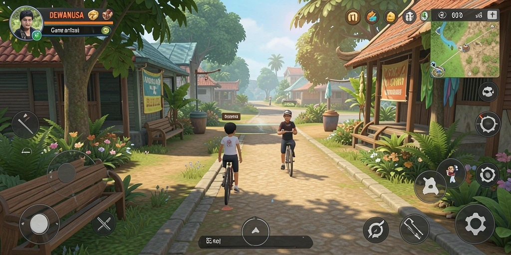 Tampilan menarik dari gameplay DEWANUSA yang menghibur.