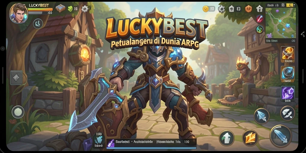 Menampilkan gameplay seru dan mendebarkan di dunia fantastis LUCKYBEST.