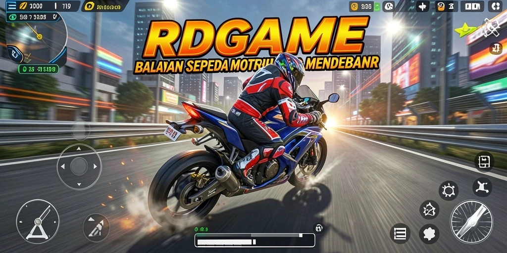 Tampilan gameplay RPGAME yang mendebarkan dengan kecepatan tinggi.