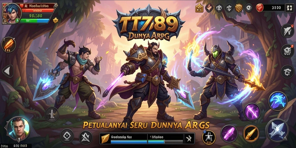 Tampilan gameplay seru dari TT789 dalam pertandingan ARPG.